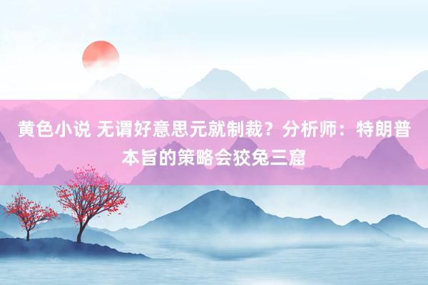 黄色小说 无谓好意思元就制裁？分析师：特朗普本旨的策略会狡兔三窟