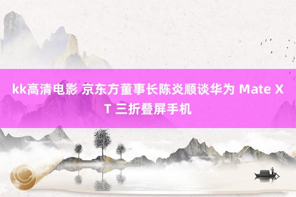 kk高清电影 京东方董事长陈炎顺谈华为 Mate XT 三折叠屏手机