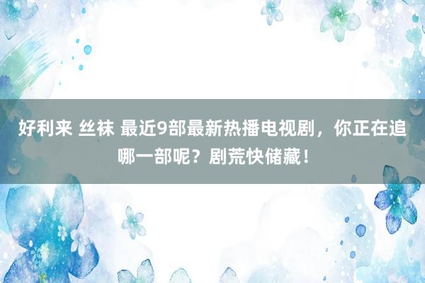 好利来 丝袜 最近9部最新热播电视剧，你正在追哪一部呢？剧荒快储藏！