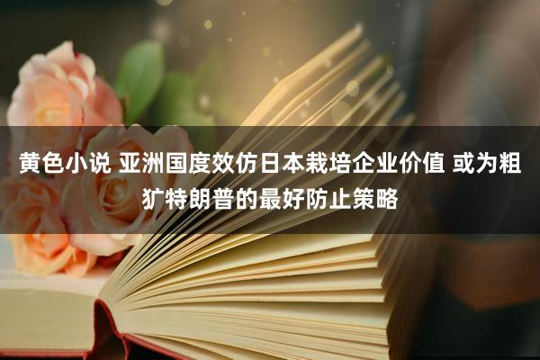 黄色小说 亚洲国度效仿日本栽培企业价值 或为粗犷特朗普的最好防止策略