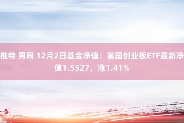 推特 男同 12月2日基金净值：富国创业板ETF最新净值1.5527，涨1.41%