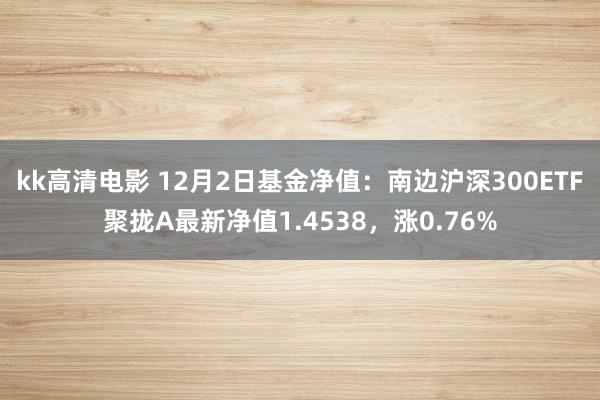 kk高清电影 12月2日基金净值：南边沪深300ETF聚拢A最新净值1.4538，涨0.76%