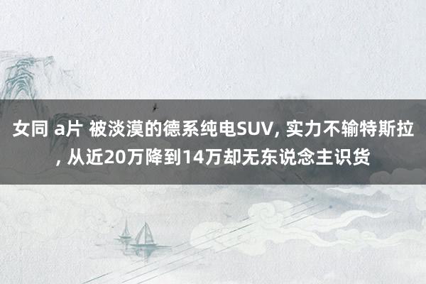 女同 a片 被淡漠的德系纯电SUV， 实力不输特斯拉， 从近20万降到14万却无东说念主识货