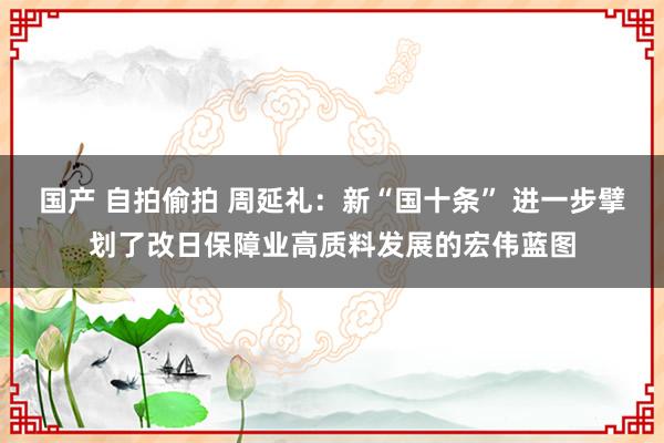 国产 自拍偷拍 周延礼：新“国十条” 进一步擘划了改日保障业高质料发展的宏伟蓝图