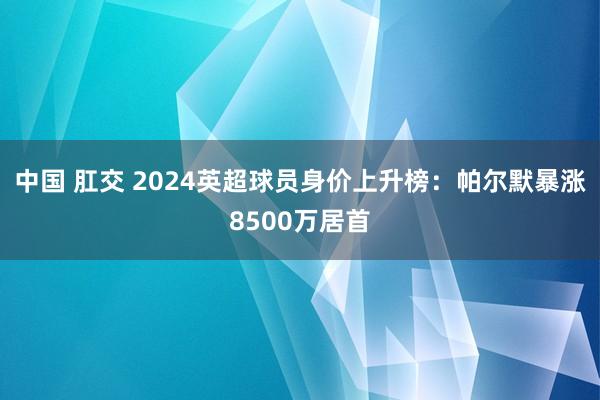 中国 肛交 2024英超球员身价上升榜：帕尔默暴涨8500万居首